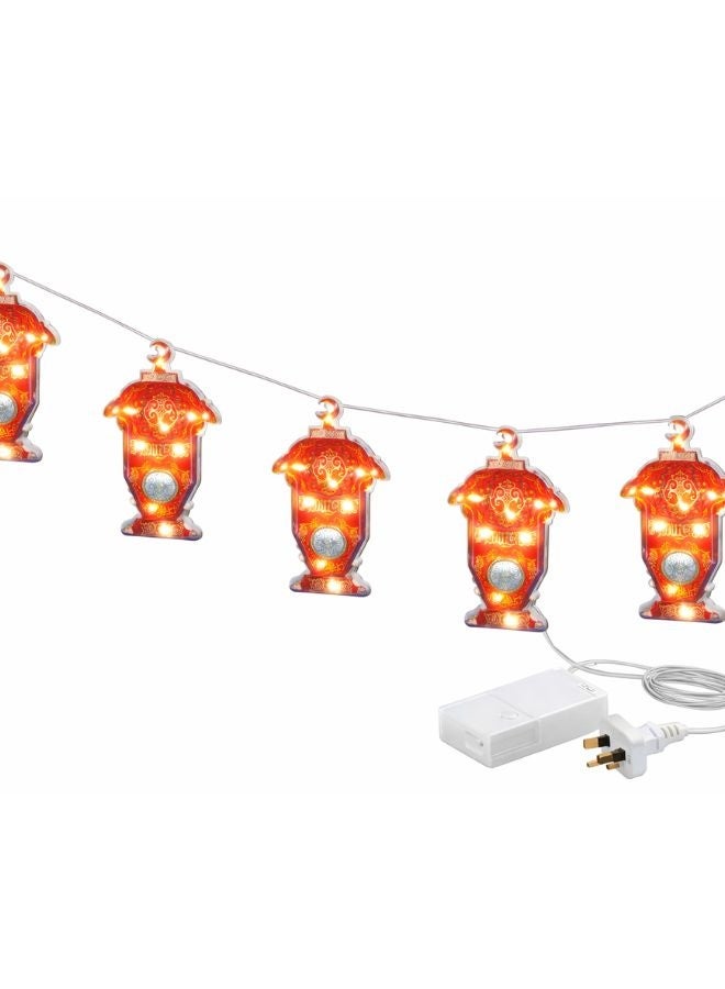 Ramadan Lantern String Lights – 6 LED Lanterns with Plug - Image 4